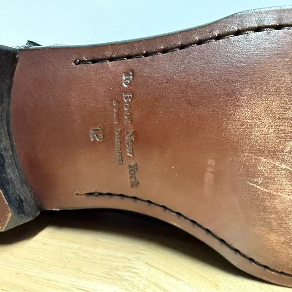 To Boot New York Black Leather Oxfords - Picture 8 of 8